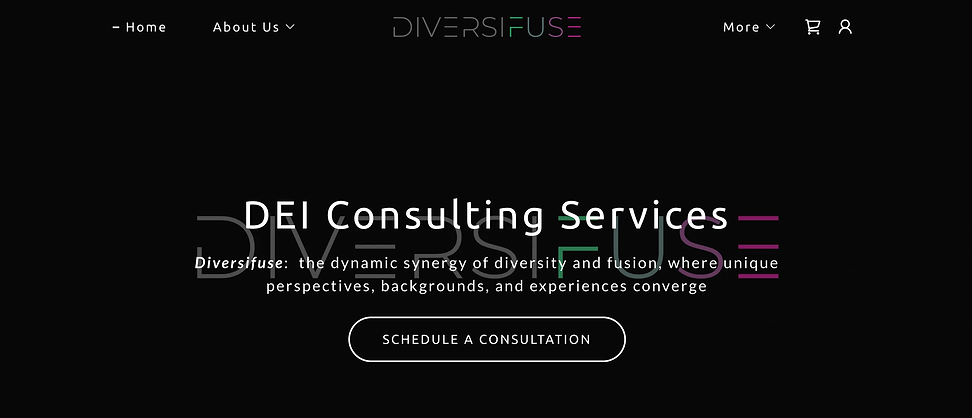 <p><strong>Diversifuse</strong></p>
<p><span data-sheets-root="1">DEIB consultancy and training</span></p>
