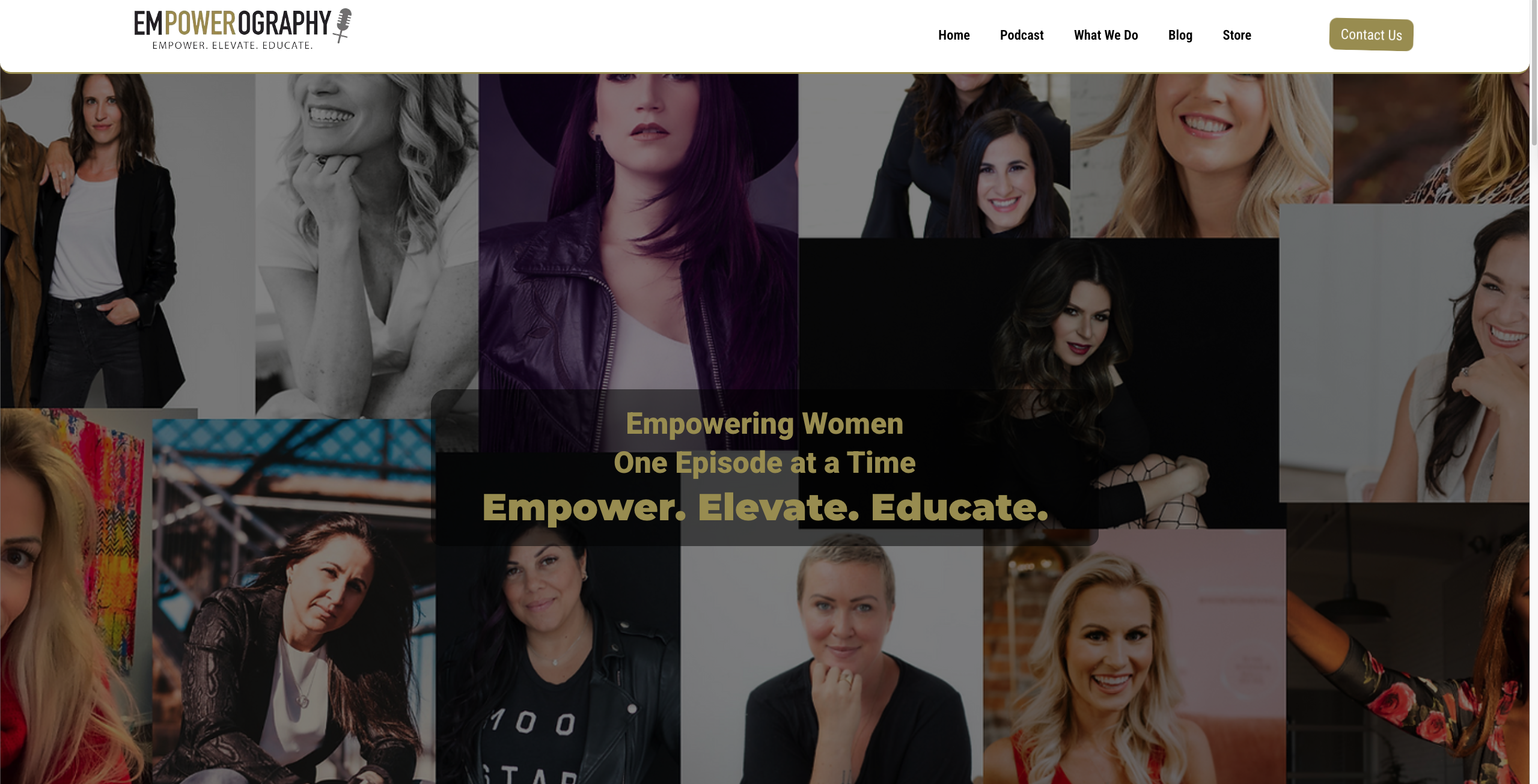 <p>We bring powerful women to an empowered stage to inspire you with their stories of courage, transformation, and real-life inspiration.</p>
<p>Empowerography is a podcast whose purpose is to Empower. Elevate and Educate. Amplifying the voices of Women.</p>
